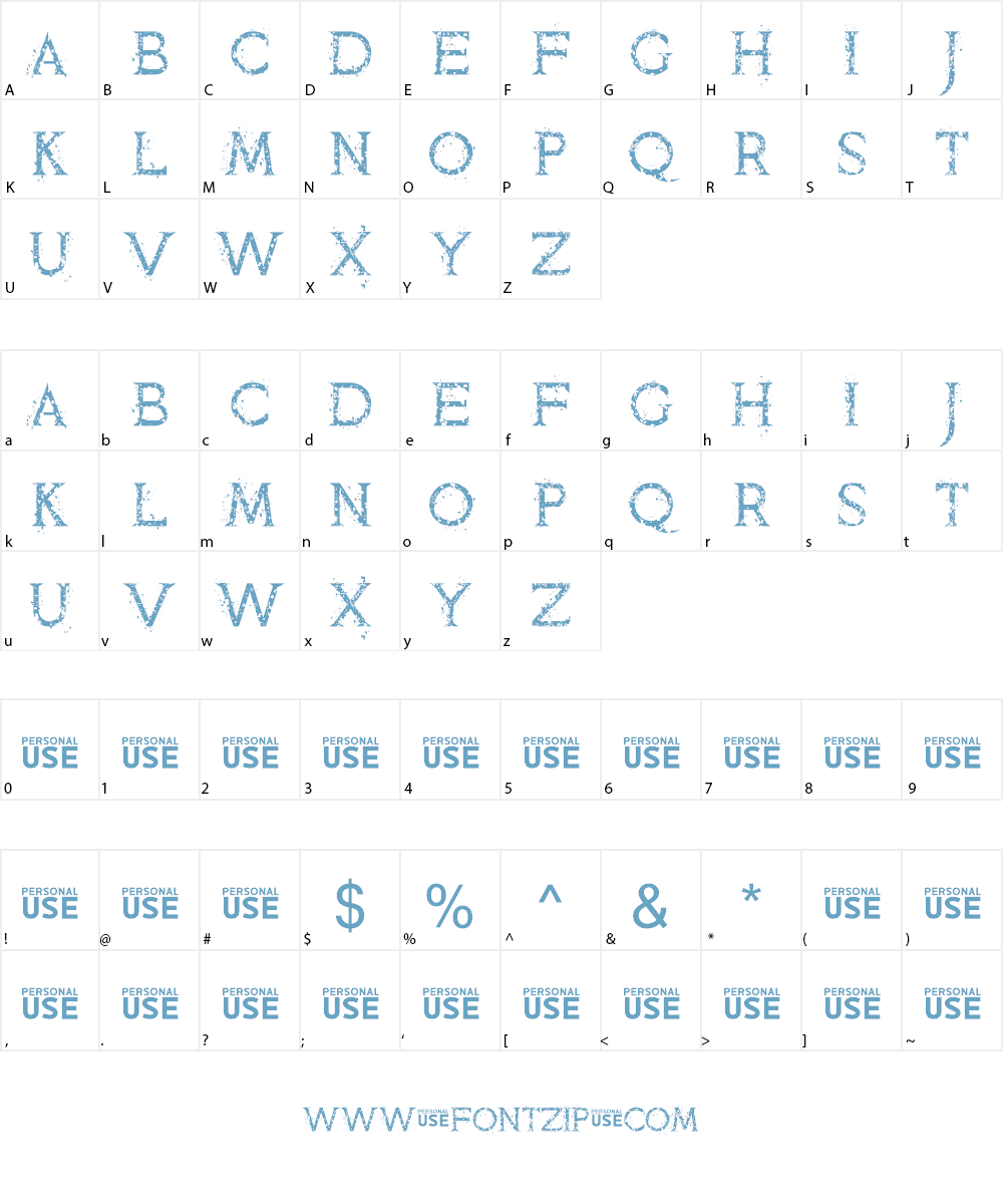 Murderess Font Character